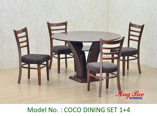 COCO DINING SET 1+4
